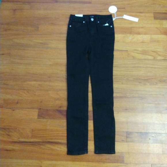 NWT, JOE'S Jeans Black The Charlie High-Rise Stretch Skinny Ankle Girl Jeans 10 - Picture 7 of 16